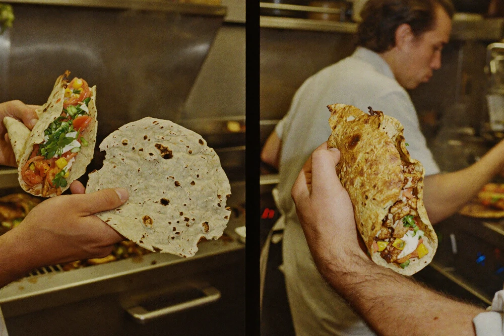 Comparison of corn and flour tortillas in a commercial foodservice kitchen environment
