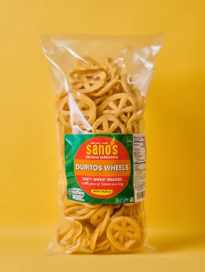Duritos wheels mexican wheat snack wagon wheel shape